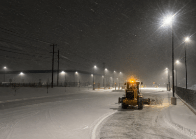 Nighttime Commercial Snow Removal Calgary