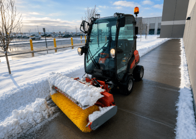 Commercial Parking Lot Snow